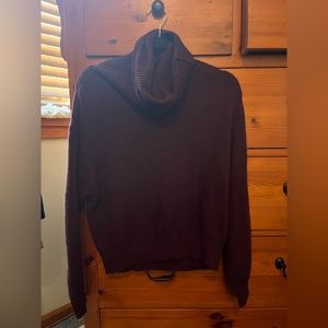 H&M purple turtleneck sweater
